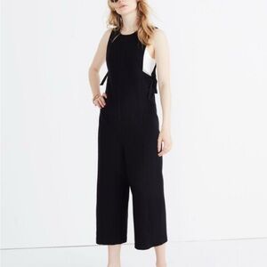 Madewell Texture & Thread Side-Tie Sleeveless Jumpsuit